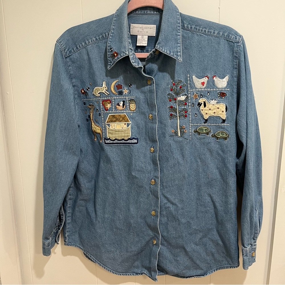 Vintage Denim Blouse